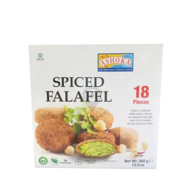 ASHOKA FROZEN SPICED FALAFEL 360g (18Pcs), ASHOKA FROZEN SPICED FALAFEL 360g (18Pcs)