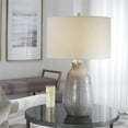 thumbnail image 2 of Maklaine Contemporary Ceramic and Steel Table Lamp in Neutral Gray/Taupe, 2 of 8