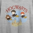 thumbnail image 2 of Harry Potter Mischief Managed Chibi Art Women's Heather Gray Graphic Crop Tee-Small, 2 of 4
