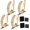 2pairs-Gold, variant on Fixura Ear Clips, Fixura Ear Cuff Earrings Non Piercing for Women, Transform Your Ears: A Guide to Fairy Ears Fixes(Silver)