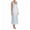 Light Blue, variant on Women's Amanda Rich 103-40 Satin Banded Sleeve Long Gown (Light Blue S)