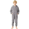 thumbnail image 3 of REDARER Warm and Cozy Lined Romper Jumpsuit for Boys Girls Soft Outfit with Grip Soles for Indoor Outdoor Comfort and Easy Dressing,Size:7-8 Years, 3 of 8