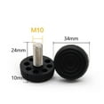 thumbnail image 5 of Adjustable height foot, plastic base, 10 Pack Screw in, 5 of 5