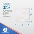 thumbnail image 3 of Dynarex Non-Woven Sponges, Non-Sterile Gauze Sponges, for Skin Treatment and Wound Care, 2" x 2", 4 Ply, 1 Case of 4000 (20 Boxes of 200), 3 of 8