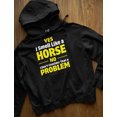 thumbnail image 4 of Tstars Womens Horse Gifts for Horse Lovers Tstars Gift for Women Smell Like a Horse Funny Humor Gift for Horse Lover Riding Horse Shirts Horse Clothes Birthday Horse Gifts for Women Hoodie, 4 of 6