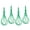Green, variant on vnanda Chicken Hanging Feeder 4pcs Net Bag Chicken Vegetable Hanging Feeder Healthy Fun Feeding for Chickens Ducks Easy for Enrichment for Snacks