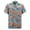 Brown Blue Waves, variant on Men's Hawaiian Tropical Luau Aloha Beach Party Button Up Casual Dress Shirt (Lt. Green,S)