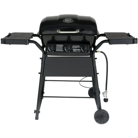 Expert Grill 3 Burner 30,000 BTU Gas Grill with Side Shelves, (Best Ribs On A Gas Grill)