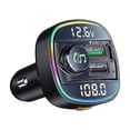 thumbnail image 1 of Car Fm Transmitter Receiver Mp3 Player Modulador de carga rápida Charr Tooth 5.0 Hands Car Kit, 1 of 4