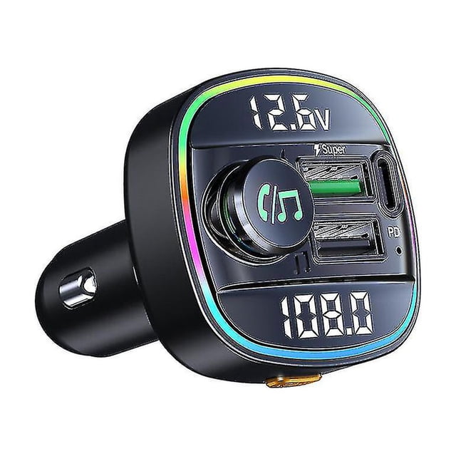 Car Fm Transmitter Receiver Mp3 Player Modulador de carga rápida Charr Tooth 5.0 Hands Car Kit