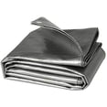 thumbnail image 1 of Lona protectora de PE para piscina, 2 x 3 m, 280 g/m², impermeable, resistente al agua y al desgarro, color gris, 1 of 5