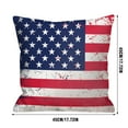 GOVOW 4th Of July Decorations Pillow Covers 18x18 Set Of 4 Memorial Day