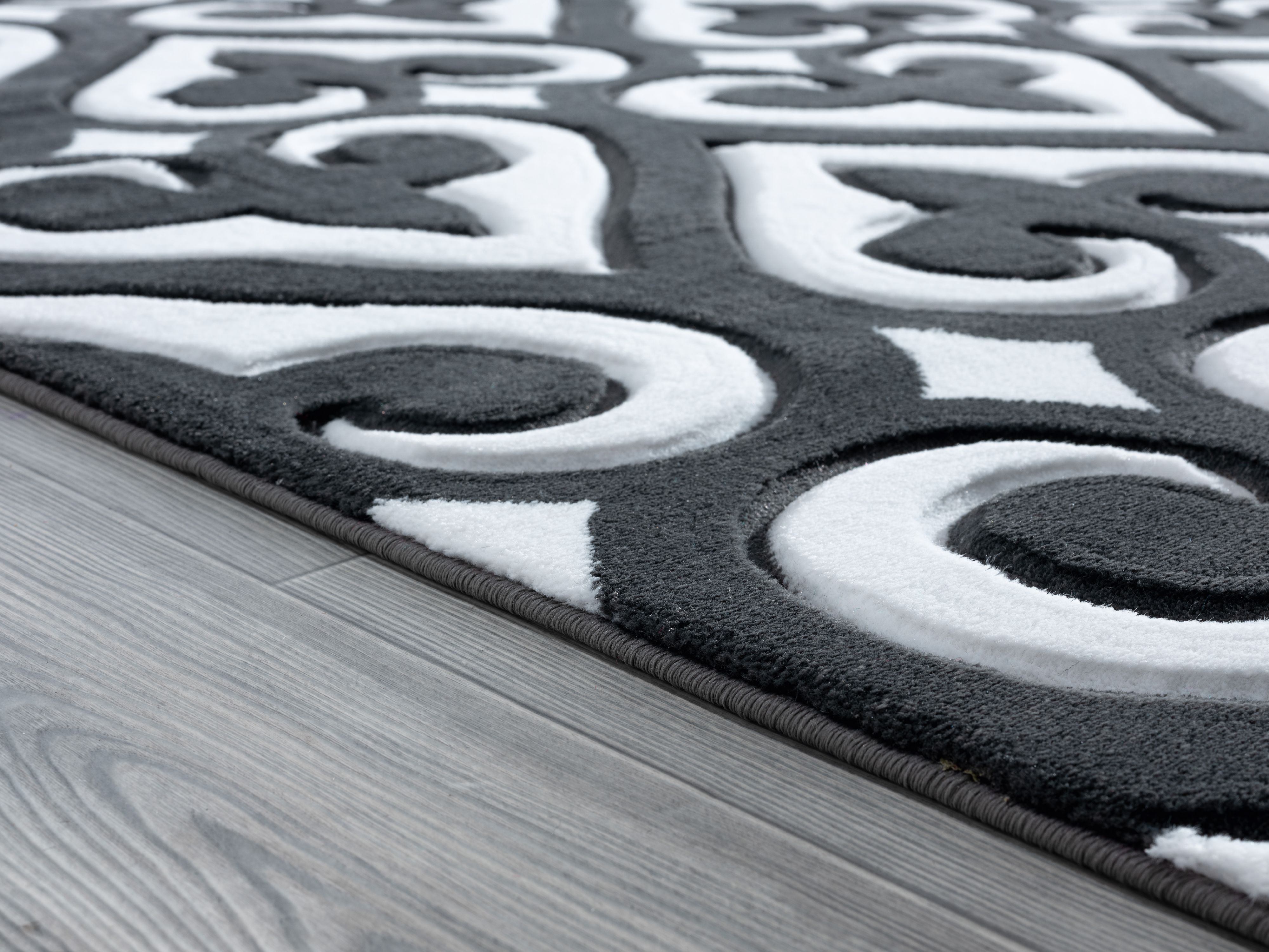 United Weavers Drachma Benachi Modern Geometric Area Rug, Grey, 7'10" x 10'6"