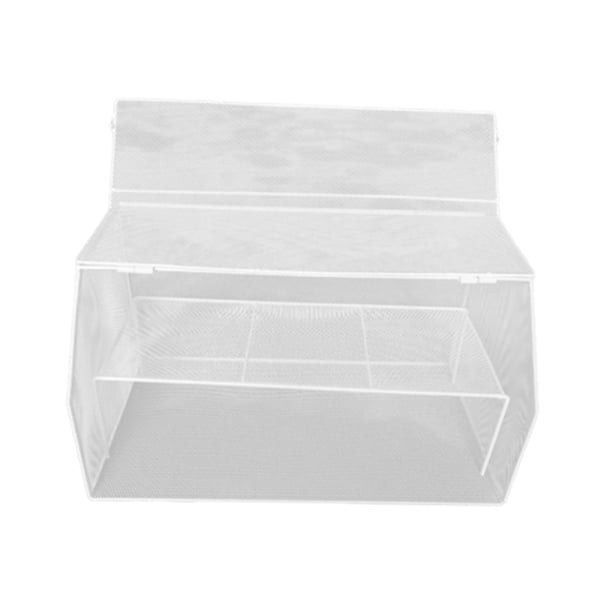 Organizador de cubiertas de alimentos contra moscas Mesa de comedor Parrilla Almacenamiento Protector de barbacoa Exterior blanco