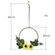 thumbnail image 4 of KAKOWELY 1 guirnalda floral artificial de estilo nórdico para colgar en la pared., 4 of 4