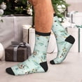 thumbnail image 7 of KLL World Travel Map Print Cool Socks Men's Women's Crew Socks Funny Crazy Novelty Stockings, 7 of 7