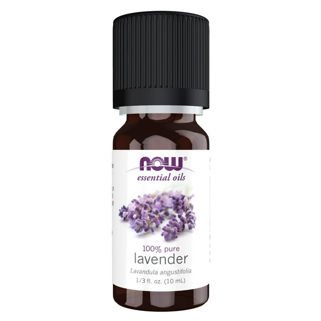 Aceite esencial NOW Lavanda 10 ml 100% puro vegano resistente a los niños