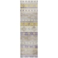 thumbnail image 2 of Addison Rugs Dream Shag Premium Machine Washable Transitional Tribal, Diamond Purple Runner Rug, 2'3" x 7'6", 2 of 8