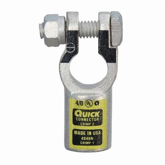 Fusion Battery Terminal,Straight,Crimp 4040N