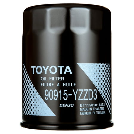 Toyota Original Equipment 90915-YZZD3 Genuine Oil Filter 4" Height 3" Width 3" Length