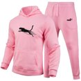 thumbnail image 3 of Conjunto de ropa deportiva de lujo para hombre, Sudadera con capucha y pantalones para correr, para actividades al aire libre, novedad de 2024, 3 of 5