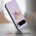 thumbnail image 3 of For Google Pixel 10 Pro XL SPLENDID Diamond Glitter Ornaments Engraving Case Cover - Garden Butterflies Purple, 3 of 3