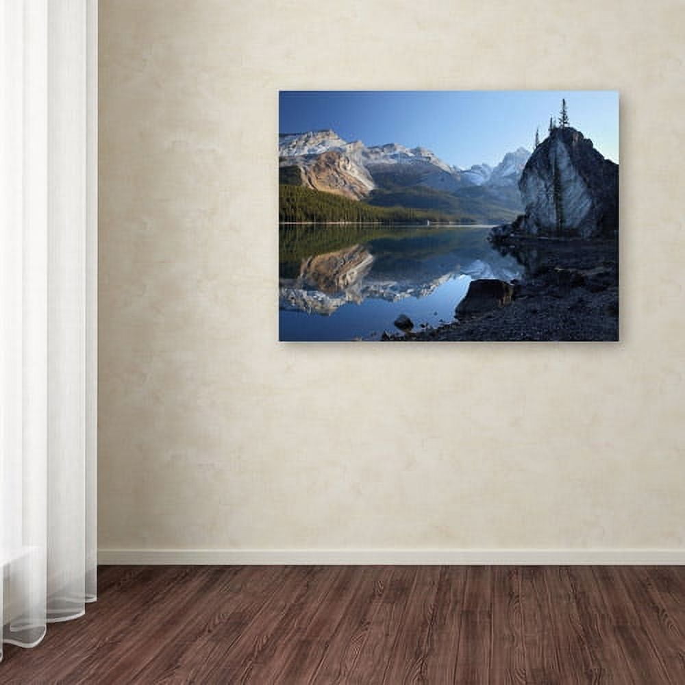 Trademark Fine Art "Jasper Maligne Lake" Canvas Art by Pierre Leclerc