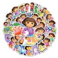 thumbnail image 1 of Pegatina de vinilo con dibujos animados de anime Doras para botella de agua, 50 unidades, 1 of 2