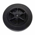 thumbnail image 2 of Reemplazo de rueda de vagón plegable suave de 4 ", rueda de neumático de reparación de cojinete de carga de 30 kg para carros de playa utilitarios par CUTICAT rueda de goma, 2 of 8