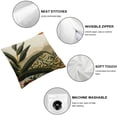 thumbnail image 4 of Acheng Boho Lumbar Throw Pillow Covers Tufted Abstract Mid Century Modern Pillowcases Bohemian Aesthetic Decorative Pillows for Couch Bed Sofa Living Room,2 Pcs (Green and Black) White, 4 of 6