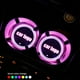 thumbnail image 4 of portavasos con logotipo de LED para coche, 7 colores cambiantes, carga USB, posavasos, lámparas para coche, 4 of 9