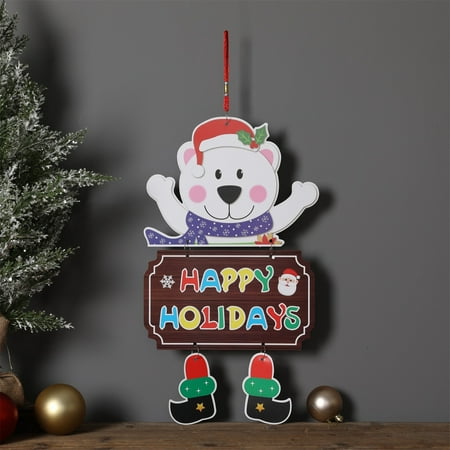 

Pgeraug 2020 Decorative parts New Christmas Snow Men Decoration Santa Pendant Window Decoration Pendant Hangs C