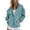 Green #080, variant on Mohiass Button Up Y2K Hoodies for Women Casual Oversized Hooded Sweatshirt Long Sleeve Trendy Athletic Jackets with Pockets Light Gray S