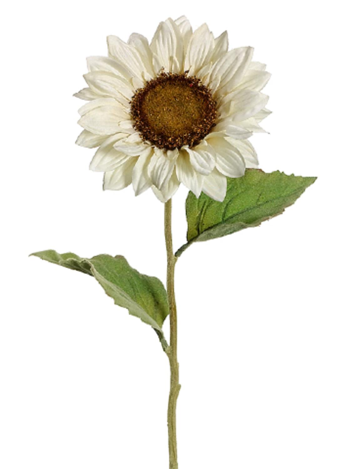 Club Pack of 24 Cream Colored Sunflower Artificial Floral Craft Sprays 24"