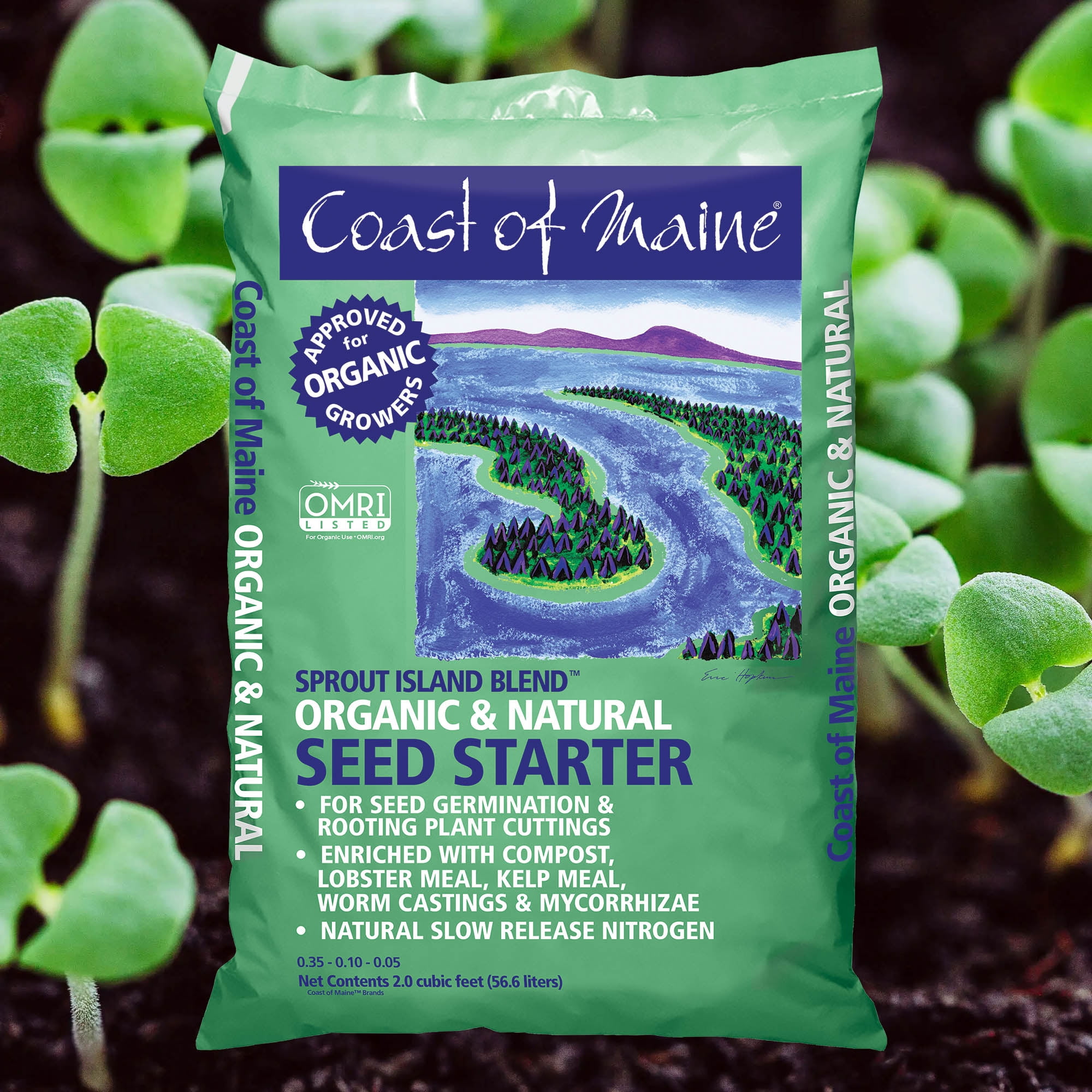 Coast of Maine 5047539 SI2000 MP48 2 cu. ft. Com-Sprout Island Seed Starter