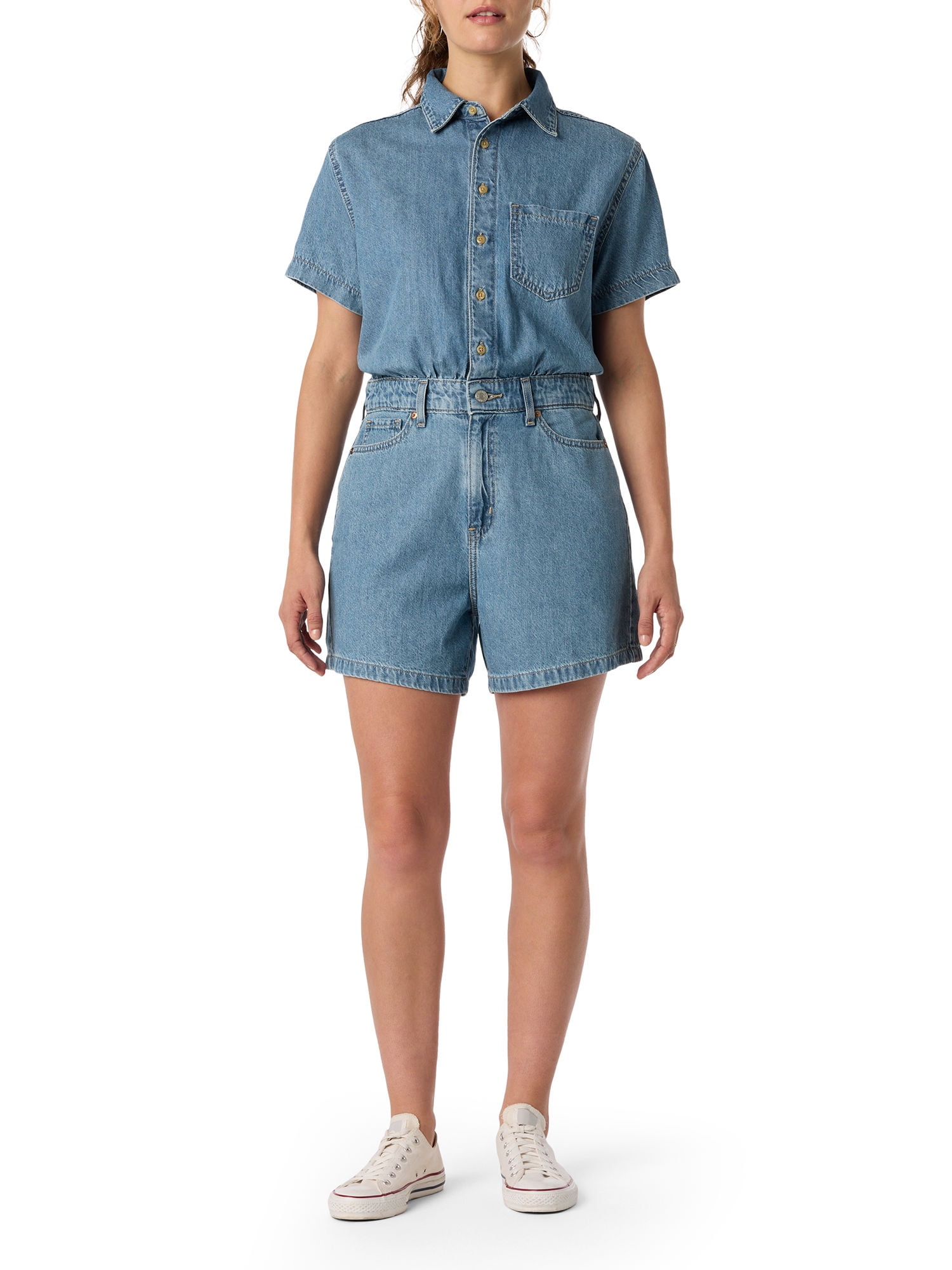Levi Strauss Signature™ Women's Vintage Summer Romper, Sizes XS-XXL