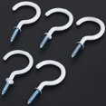 thumbnail image 1 of Ganchos para tazas de 20 piezas atornillados, gancho de techo blanco de 2 pulgadas, resistente para colgar plantas, tazas, campanillas de viento, utensilios, luces de cadena para e, 1 of 5
