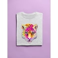 thumbnail image 3 of Rainbow Leopard T-Shirt Women -Rose Khan Designs, Female Small, 3 of 4