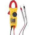 thumbnail image 2 of Gardner Bender Sperry Instruments DSA500A Digital Snap-Around Clamp Meter, 5 Function, 9 Range, 400-600V AC/DC, with Case, Measures Outlet & Panel Voltage, Yellow, 2 of 7
