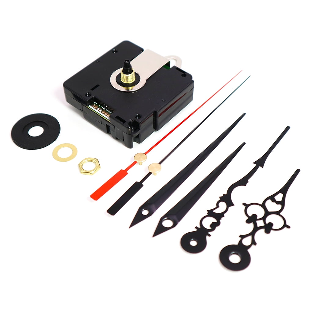 Partygee Silent Quartz Clock Movement Long and Short Shaft Clock