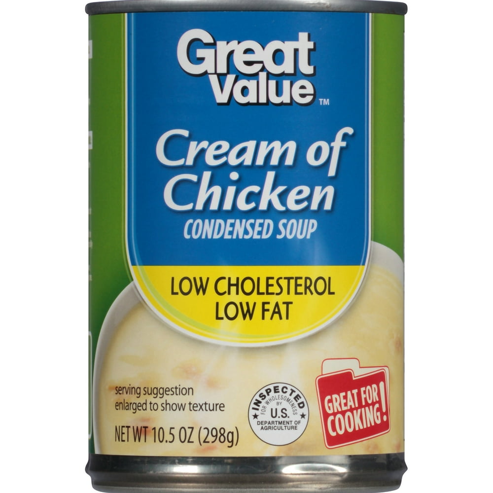 Great Value Cream Of Chicken Condensed Soup, 10.5 oz