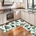 thumbnail image 3 of Kitchen Rugs Sets Of 2,White Christmas Tree Pattern Anti Fatigue Kitchen Mat Rugs Non Slip Washable,Decorative Kitchen Floor Mats for Kitchen,Sink,Laundry,17"X47", 3 of 5