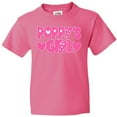 thumbnail image 3 of Inktastic Poppy's Girl Pink with Hearts Youth T-Shirt, 3 of 5