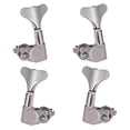 thumbnail image 2 of String Tuning Peg Tuner Sealed Machine Head Instrument Accs Tuning Peg Machine Heads String Tuning Button for Bass Part Silver 2L2R, 2 of 9