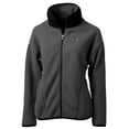 thumbnail image 2 of Women's Cutter & Buck Charcoal Tampa Bay Buccaneers Helmet Cascade Eco Sherpa Fleece Full-Zip Jacket, 2 of 3