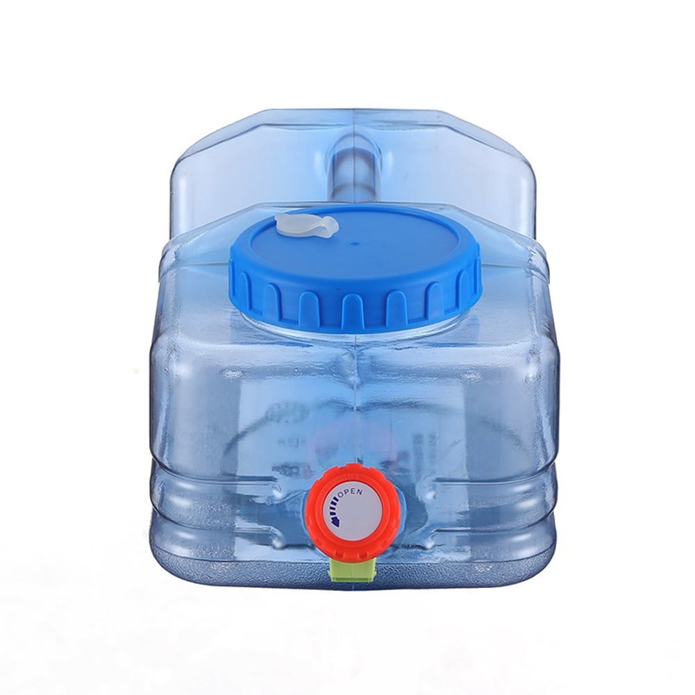 Yucurem 2.6Gallon Water Container with Extension Tube, No Leakage Camping Water Jug, Portable Water Tank for Hiking Picnic Emergency