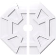 thumbnail image 1 of Ekena Millwork CMP22LG2-03000 22 in. OD x 3 in. ID Square Logan Architectural Grade PVC Contemporary Ceiling Medallion - 2 Piece, 1 of 1