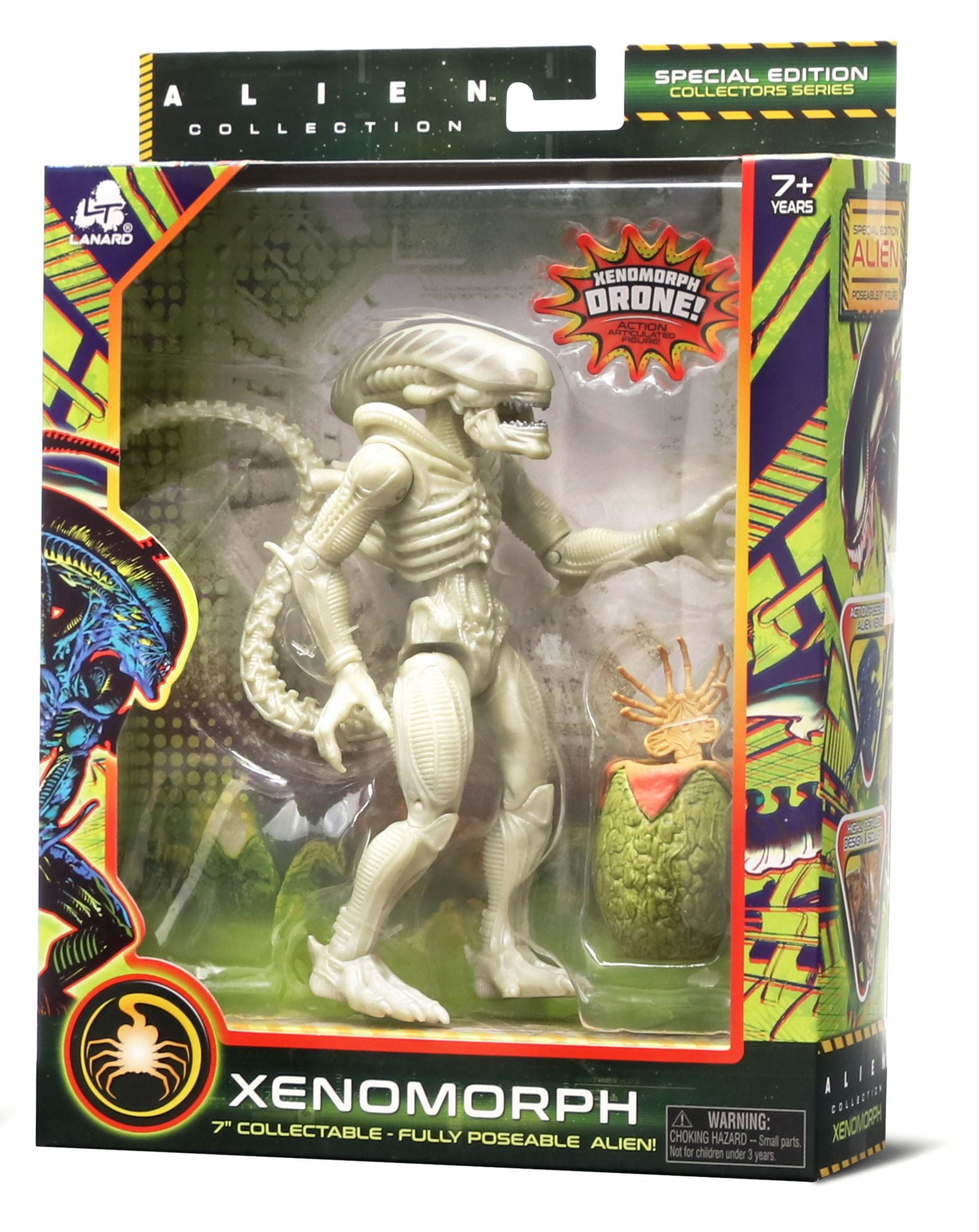 Xenomorph Alien Action Figure PVC Doll Toy 7" 1986 Aliens 