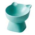 thumbnail image 1 of Cuencos elevados de cerámica para gatos, cuenco inclinado para comida y agua para gatos para proteger la columna vertebral, 1 of 5