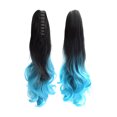 thumbnail image 4 of Uxgjfwu Clamping Ponytail Wig with European Style, Long Curly Hair Extension for Volume, Easy Wear Pony Tail Hair Piece, 4 of 6
